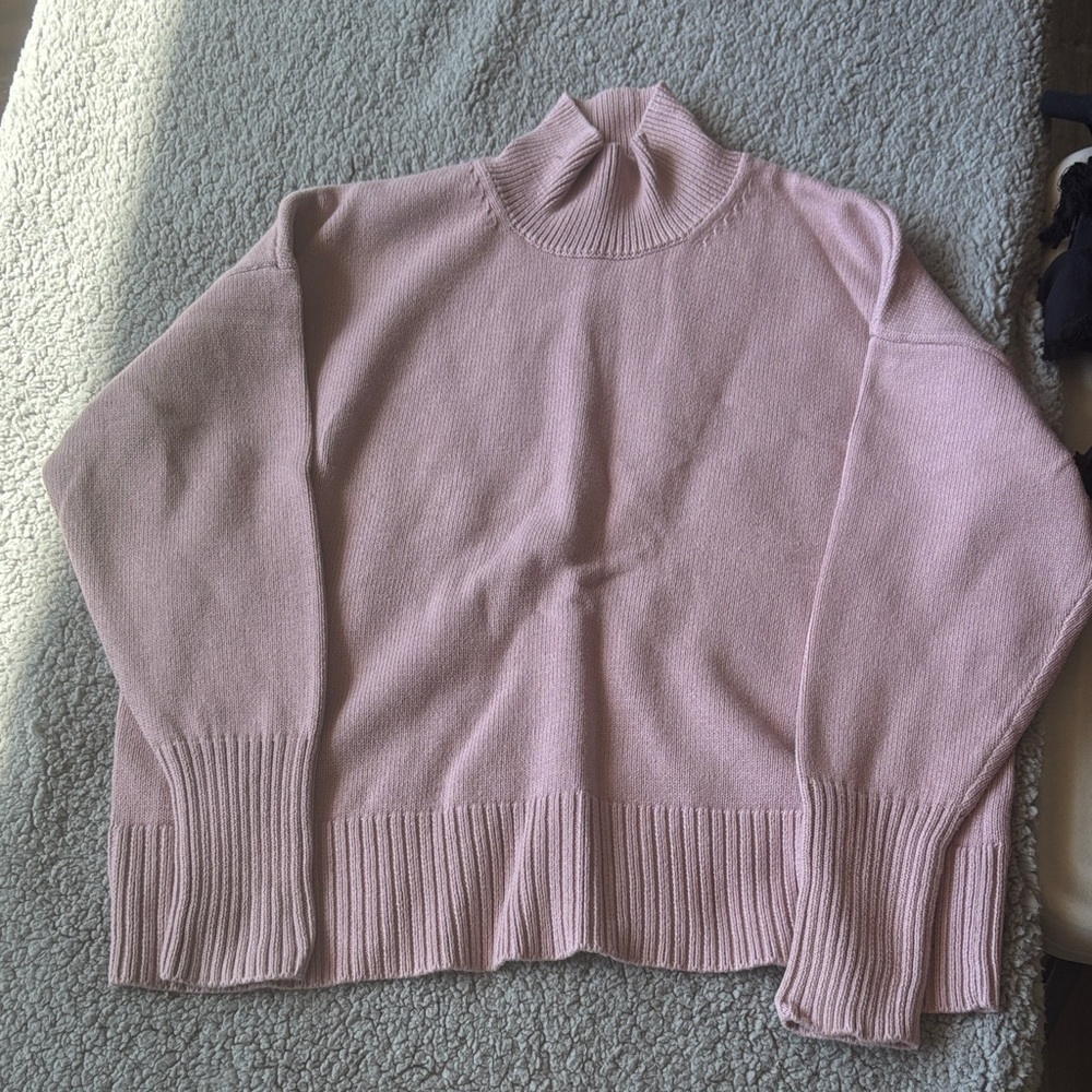 GAP Soft Pink Cowl Neck Sweater